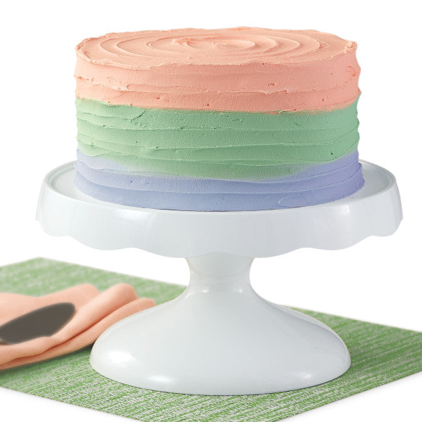 Wilton 2-in-1 Pedestal Cake Stand and Serving Plate, 10-Inch Round Stand