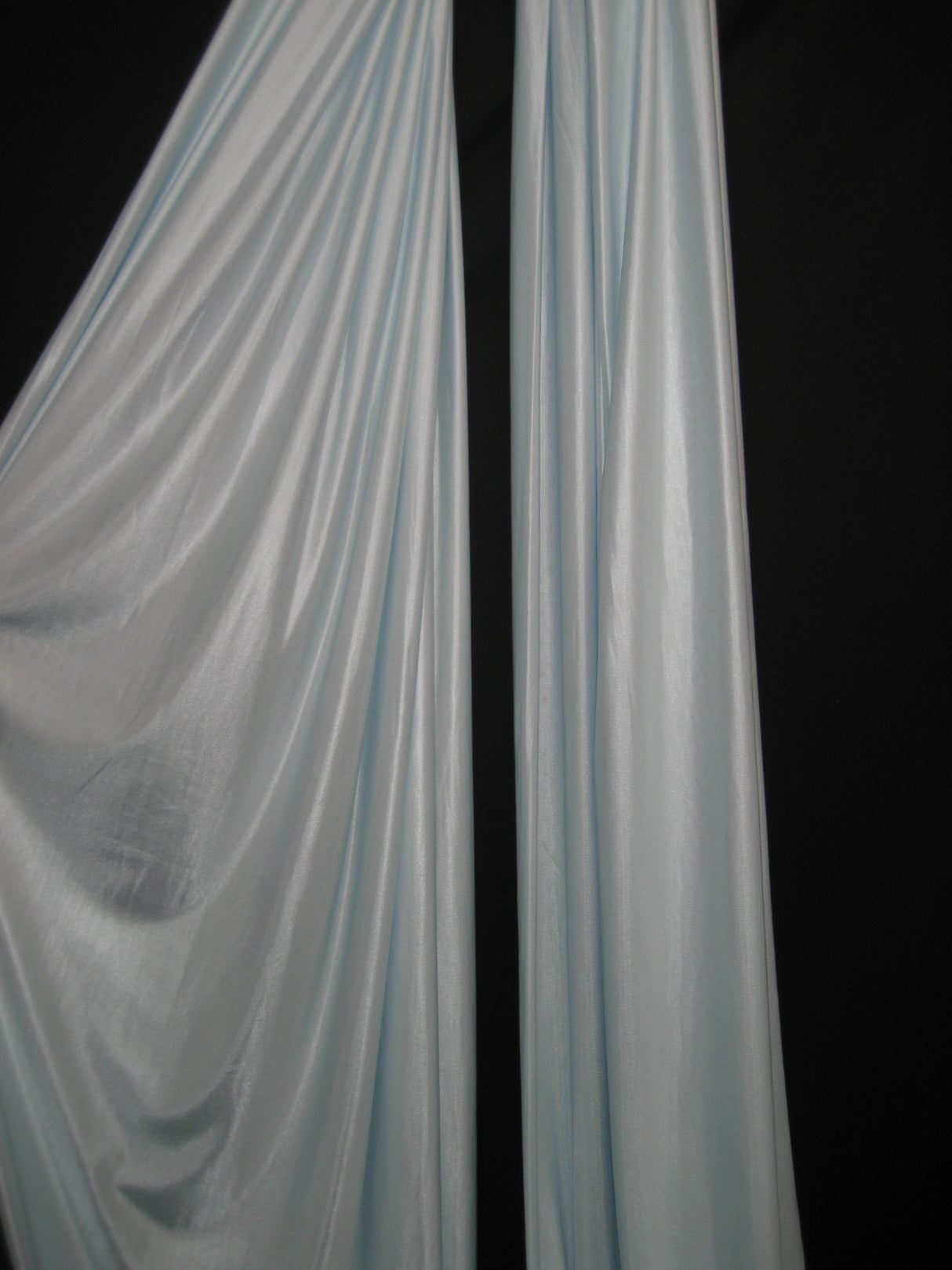 Low Stretch Polyester Fabric - Light Blue, 108"-120" Width (1 Yard)