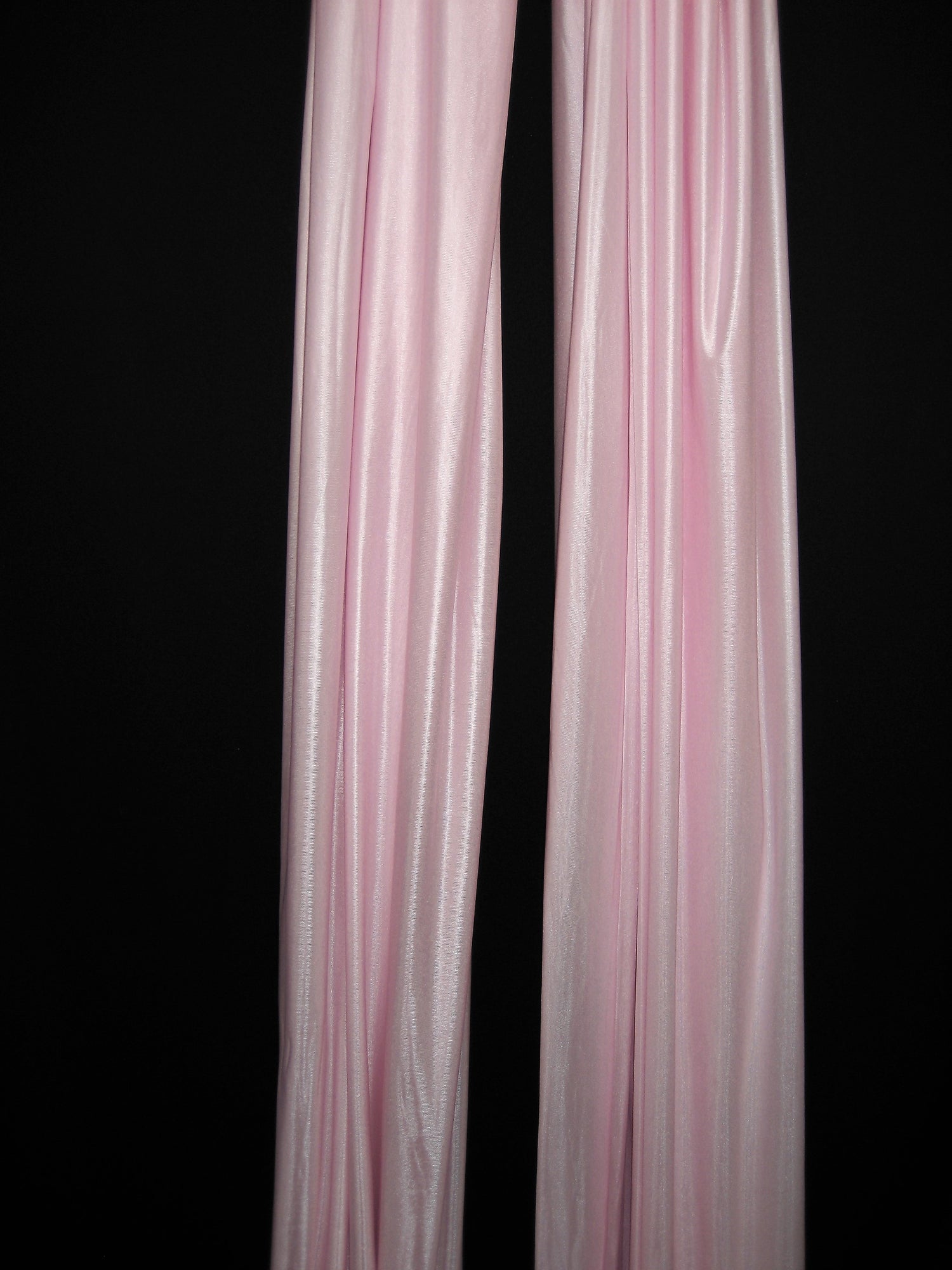 1 Yard Low Stretch Lt. Pink Tricot Polyester Fabric For Aerial Silks Hammocks Backdrops Crafts 108/120 Inch Wide