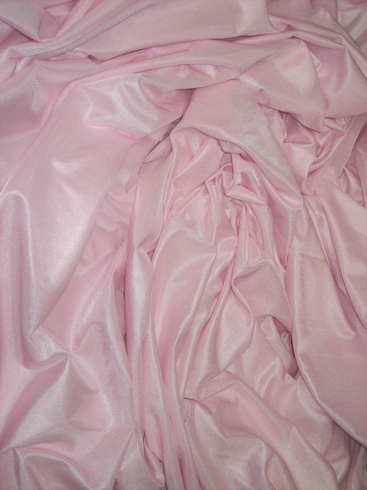 Low Stretch 40 Denier Tricot Polyester Fabric - Light Pink, 108"-120" Width (1 Yard)