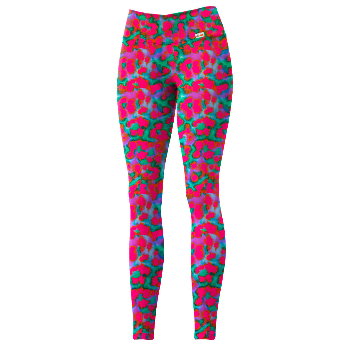 Lucid Leopard Polyester Spandex Fabric - Pink Leopard Watercolor Print, 58/60" Width (1 Yard)