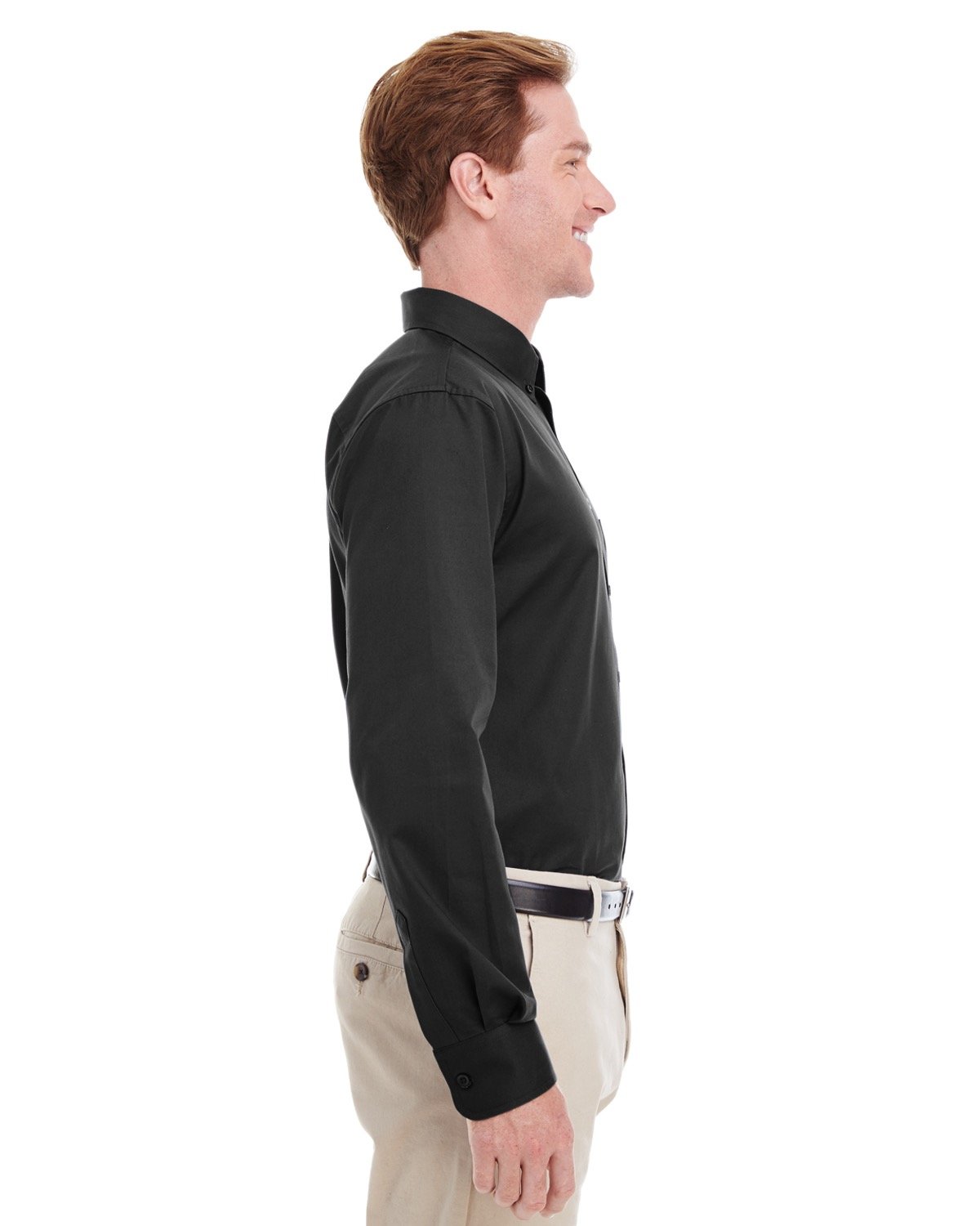 Men's Foundation Cotton Long-Sleeve Twill Shirt with Teflon™