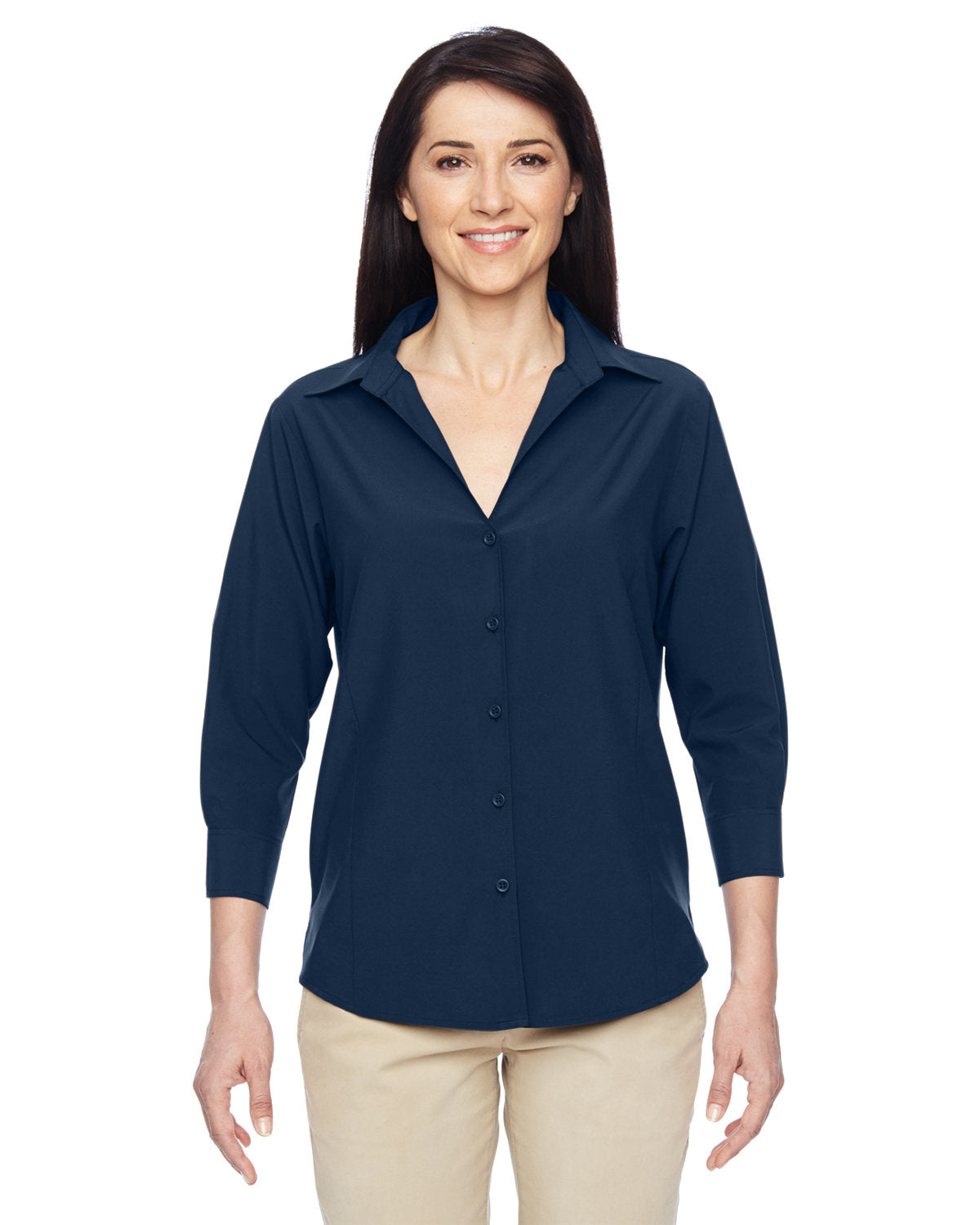 Ladies' Paradise Three-Quarter Sleeve Performance Shirt