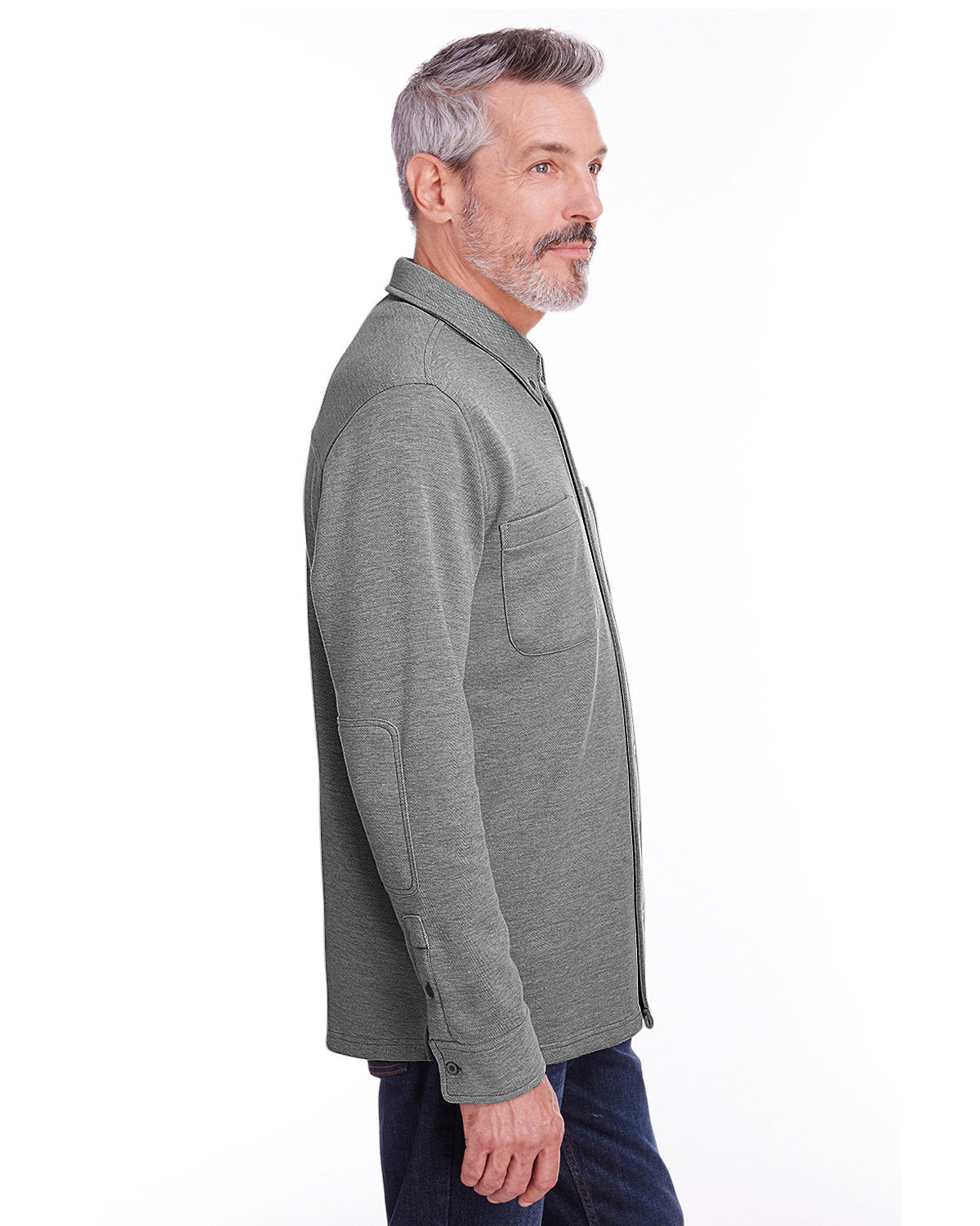Adult StainBloc™ Pique Fleece Shirt-Jacket
