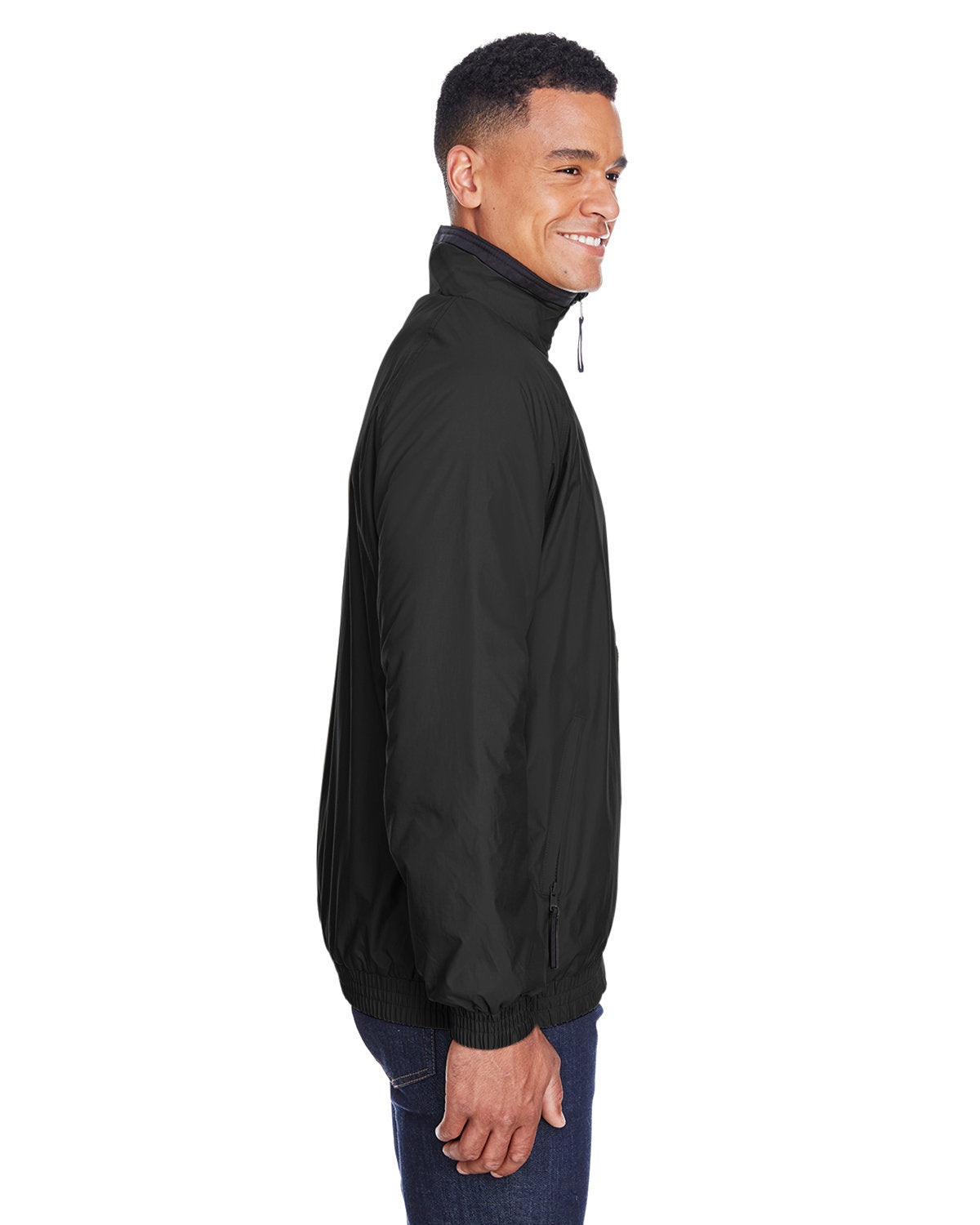 Adult Fleece-Lined Nylon Jacket