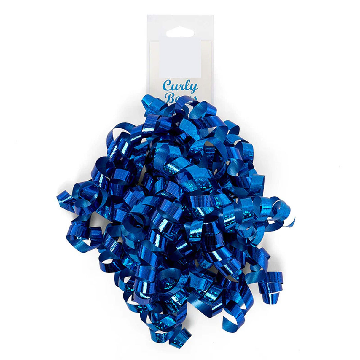 Solid Colored Crimped Curly Bows 5 '' Royals Color 24 each / case