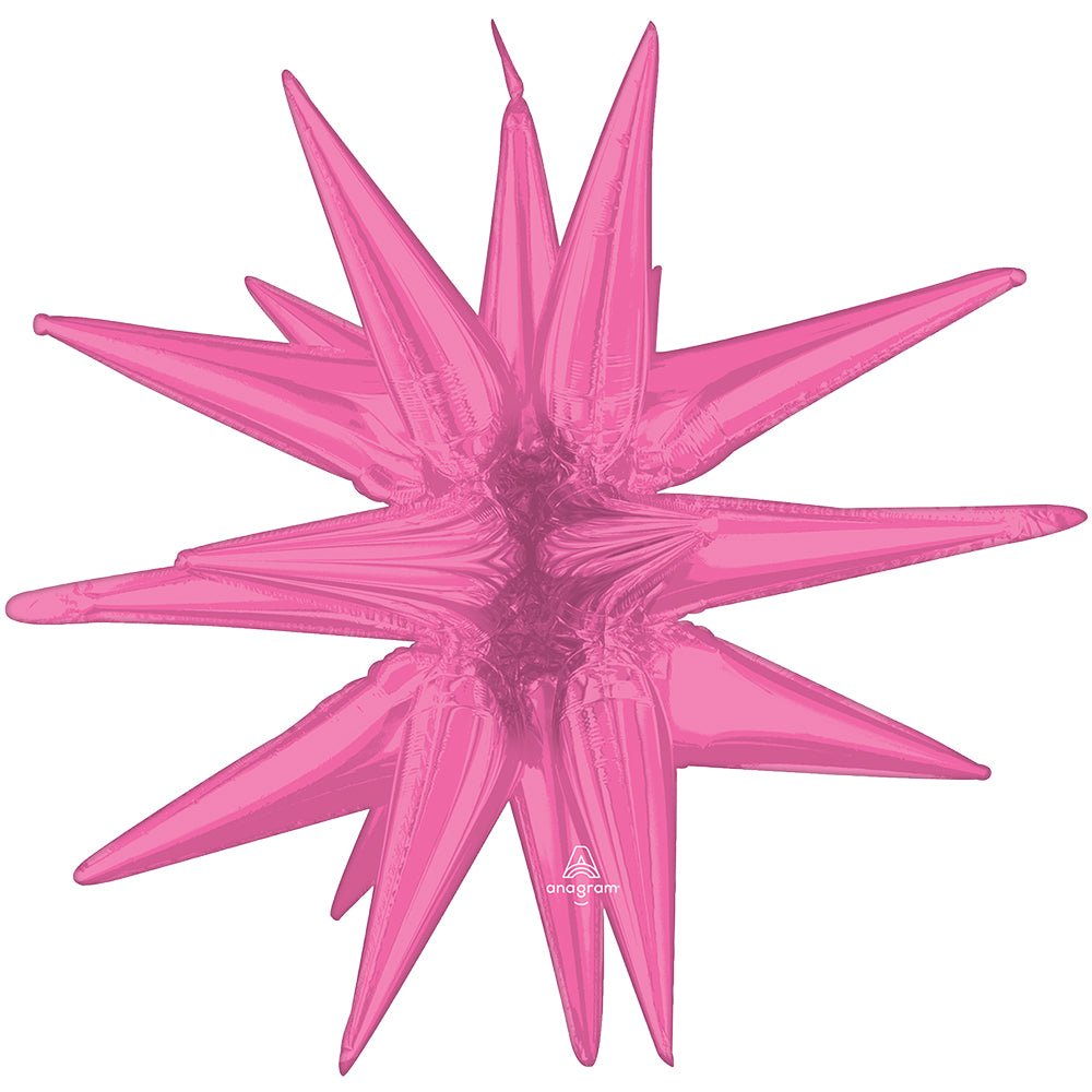 Foil Balloon Magic Star Pink Air-Fill Only