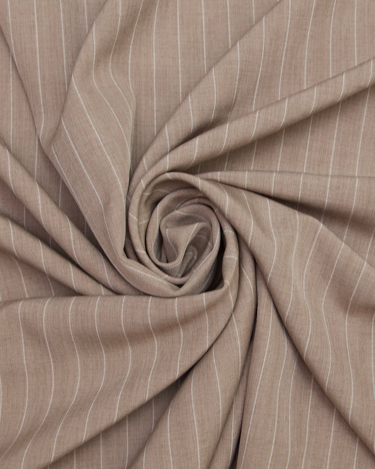 Stretch Pinstripe Suiting Tan