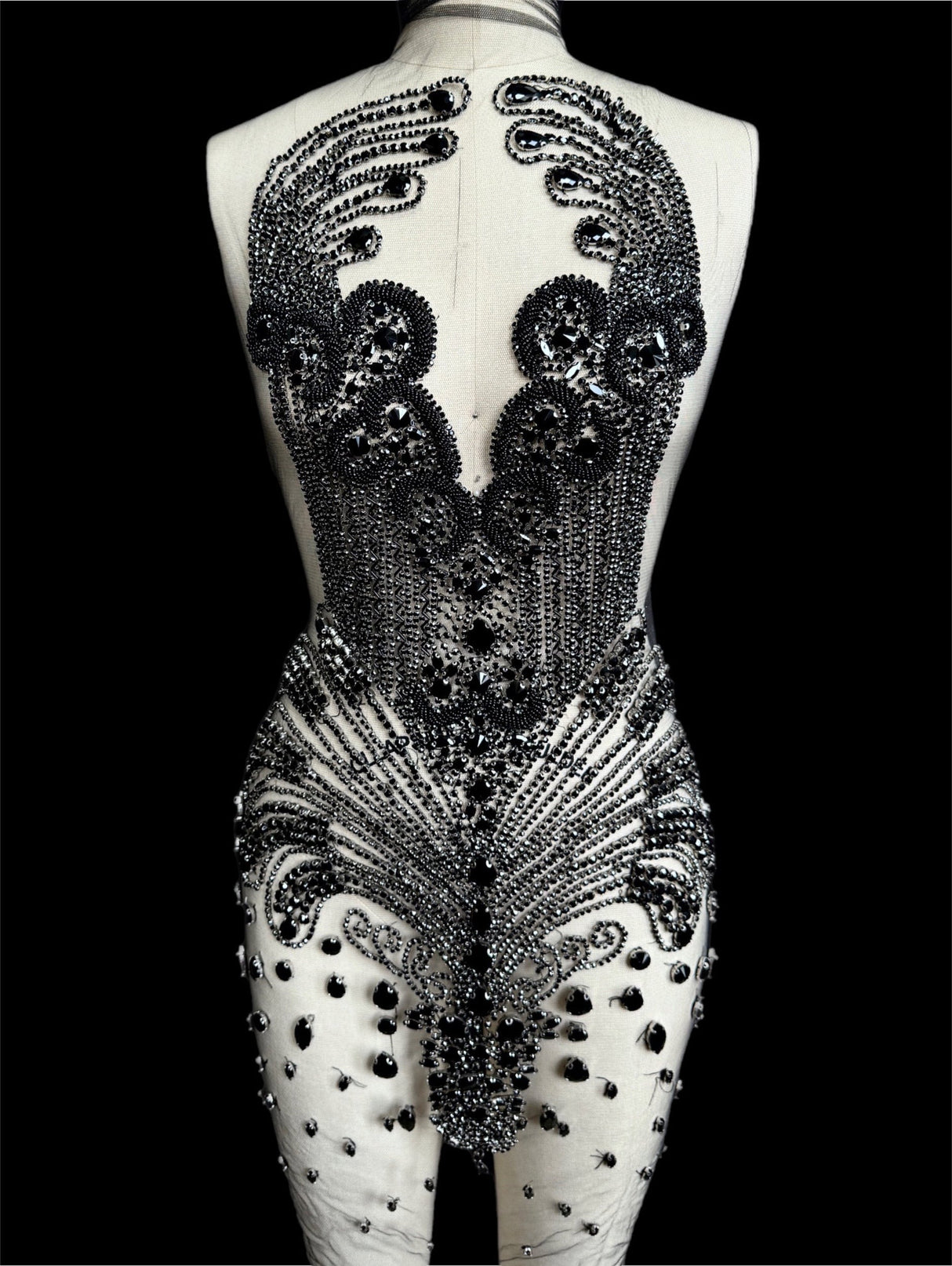 Rhinestone Bodice Applique