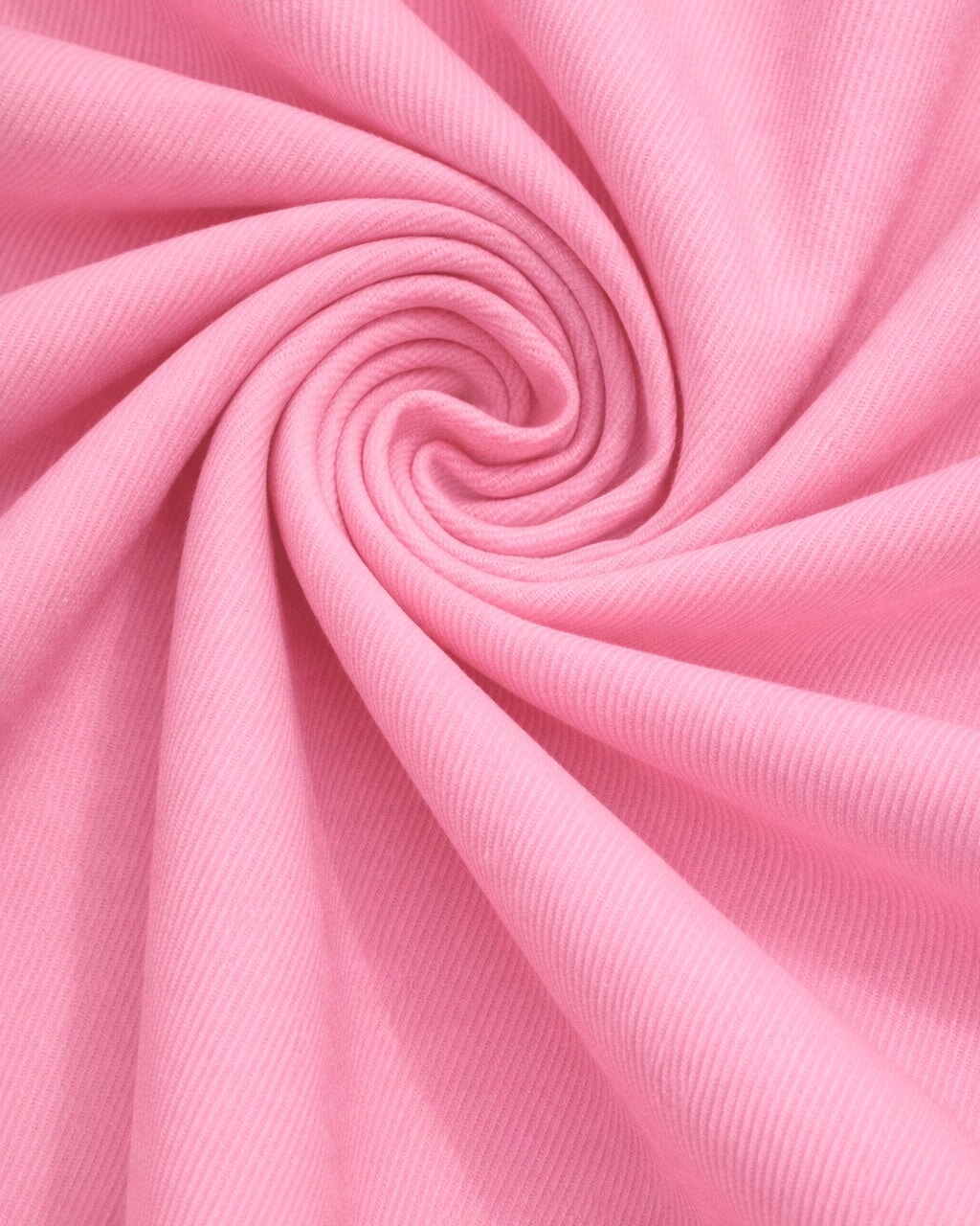 Pink Denim Look Stretch Twill