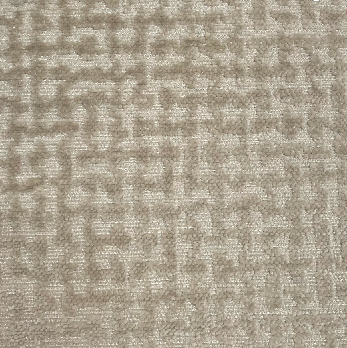 Chenille Upholstery Fabric Matrix Tone-On-Tone