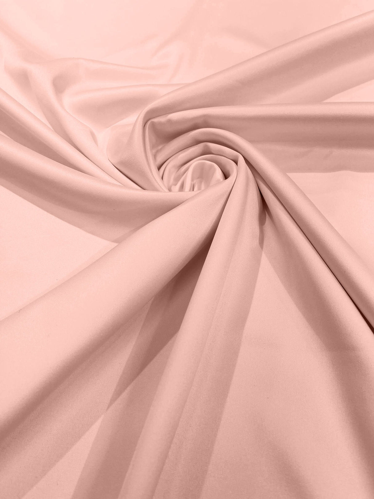 Dull Satin Peau De Soie Polyester Fabric - Matte Satin, 58" Width (1 Yard)