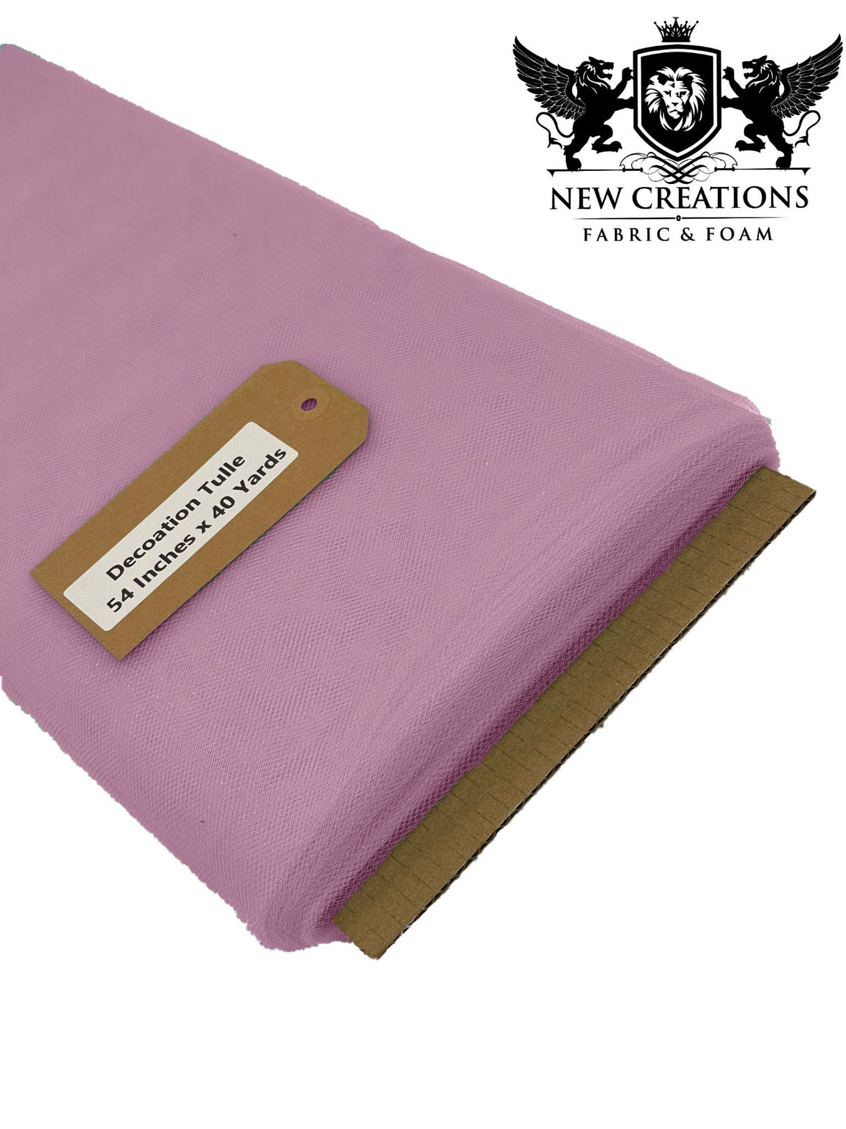 Mauve Tutu Tulle Fabric - Mauve Sheer Netting, 54" Width (5 Yards)