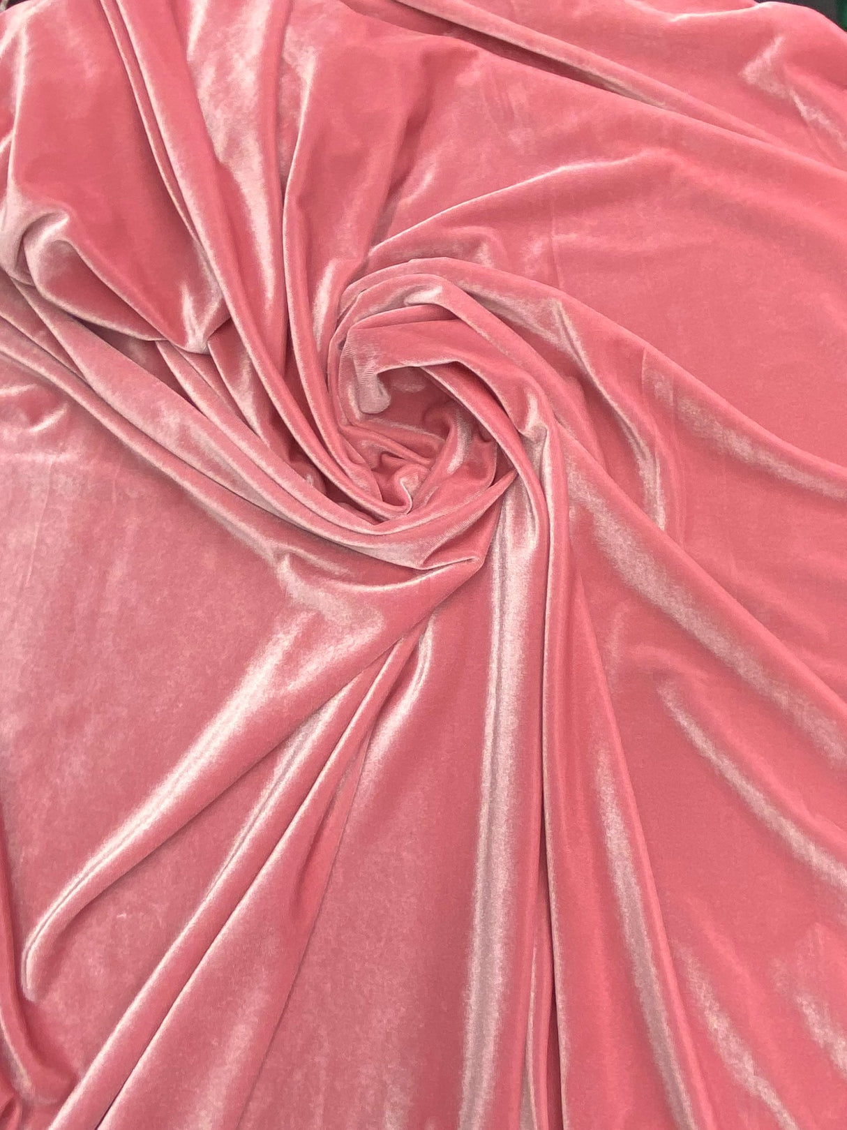 Mauve Stretch Velvet Fabric - Mauve, 58"-60" Width