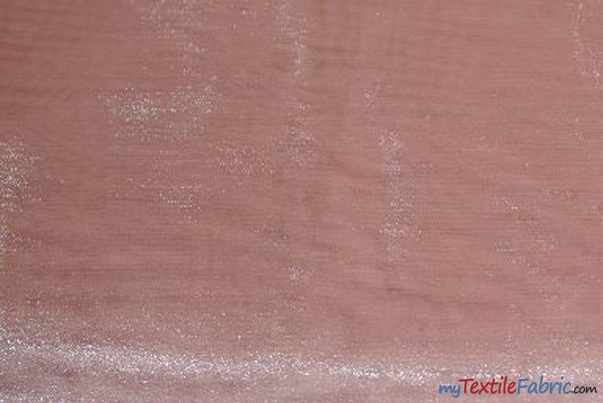 Crystal Organza Polyester Fabric - Sparkle Sheer, 58/60" Width, Yards & Bolts (1 Yard)