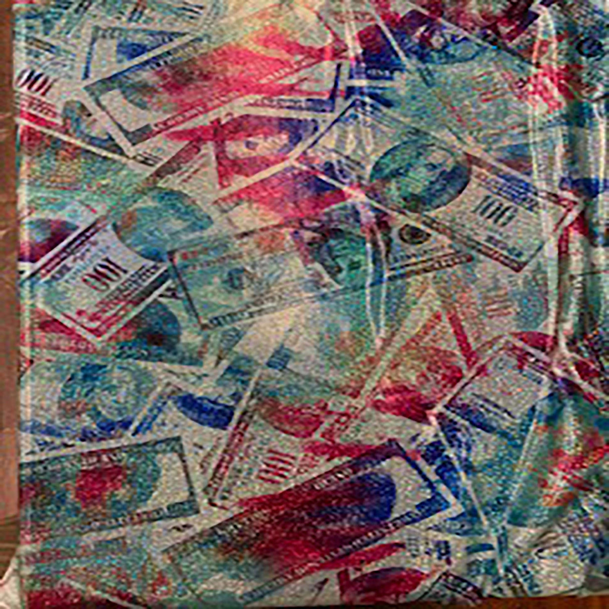 Hologram Stretch Polyester Spandex Fabric