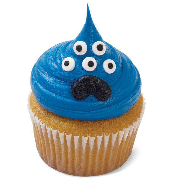 Wilton Edible Black and White Candy Eyeball Sprinkles, 0.88 oz.