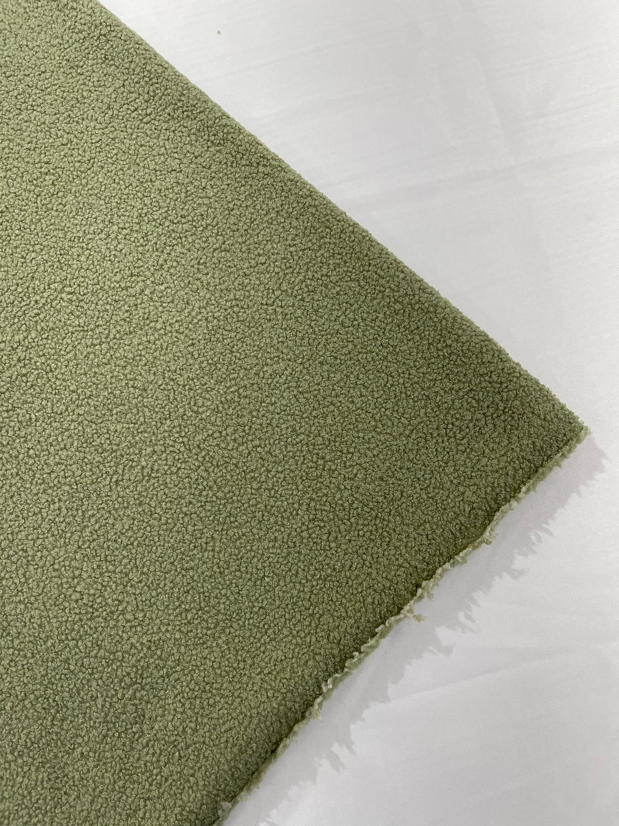 Mechanical Sherpa Stretch Polyester Sherpa Fabric - Black, Fuchsia, Green, Ivory/Beige, Sage Green, 58-60" Width (1 Yard)
