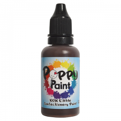 Poppy Paint Edible Confectionery Paint – 30 ml (Select Your Color)