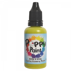 Poppy Paint Edible Confectionery Paint – 30 ml (Select Your Color)