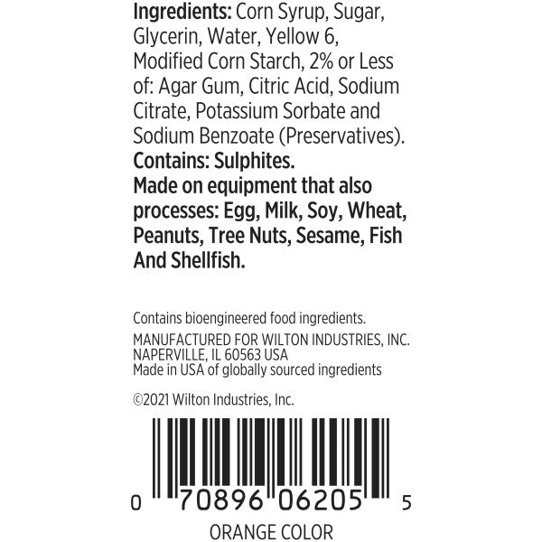 Wilton Icing Color, 1 oz. - Orange Gel Food Color