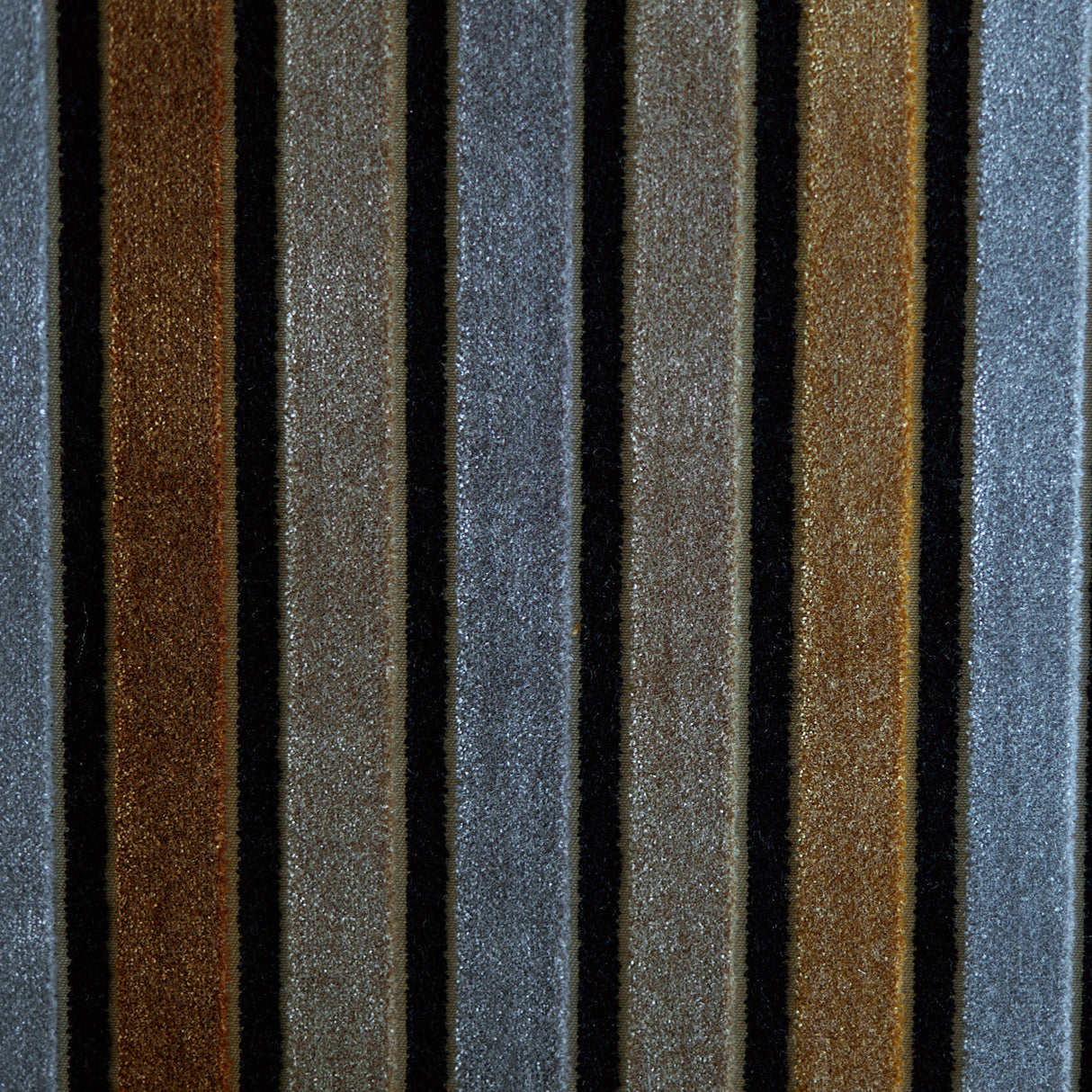 1 Yard Aiden Stripe Cut Velvet Upholstery Fabric 54 Inch Wide