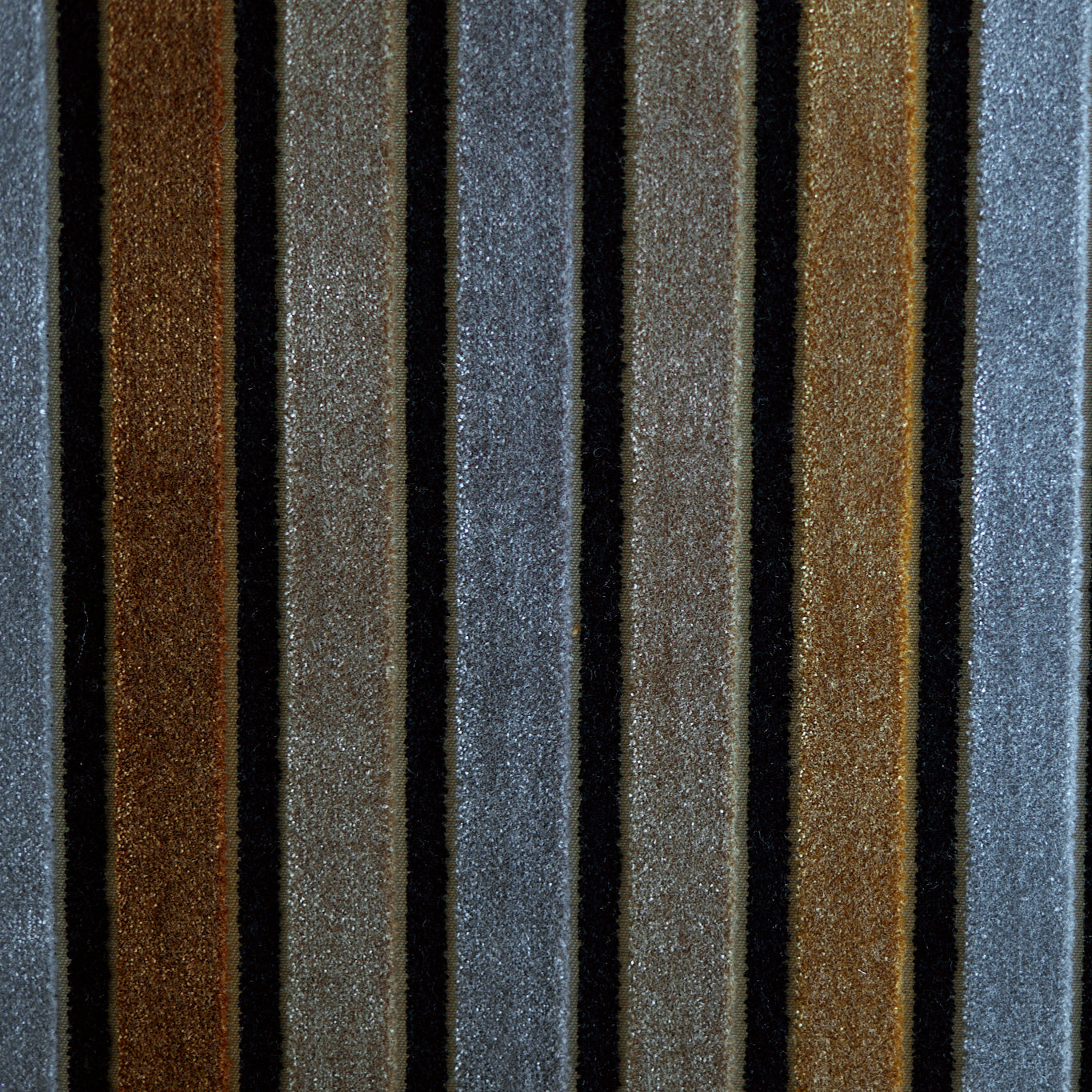 1 Yard Aiden Stripe Cut Velvet Upholstery Fabric 54 Inch Wide