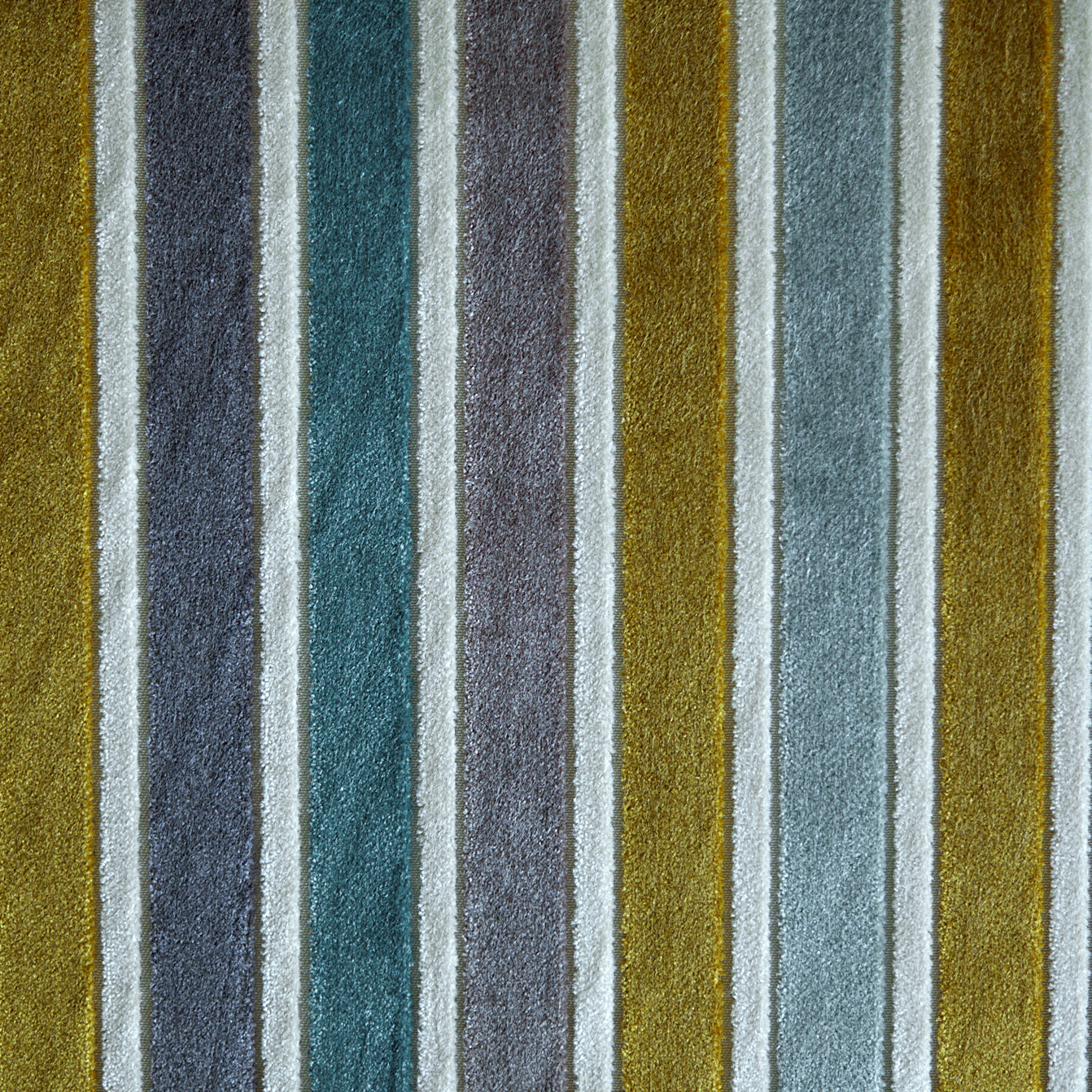 1 Yard Aiden Stripe Cut Velvet Upholstery Fabric 54 Inch Wide