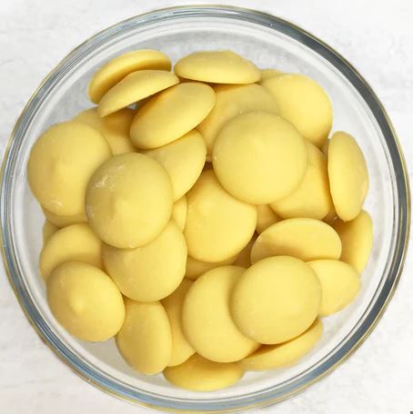 Merckens Yellow Chocolate Confectionery Wafers – 1 lb