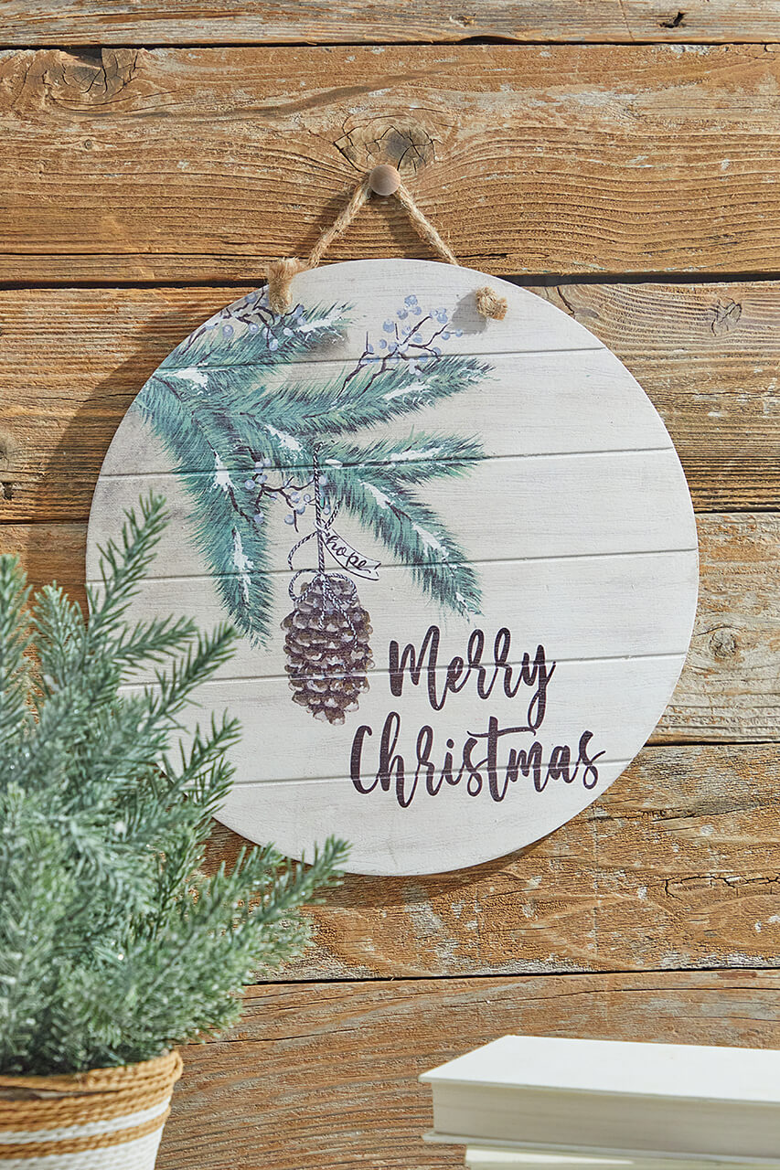 14” Merry Christmas Wall Decor