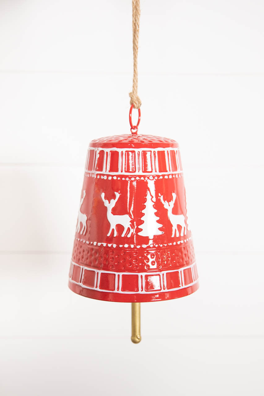 10” Metal Christmas Bell