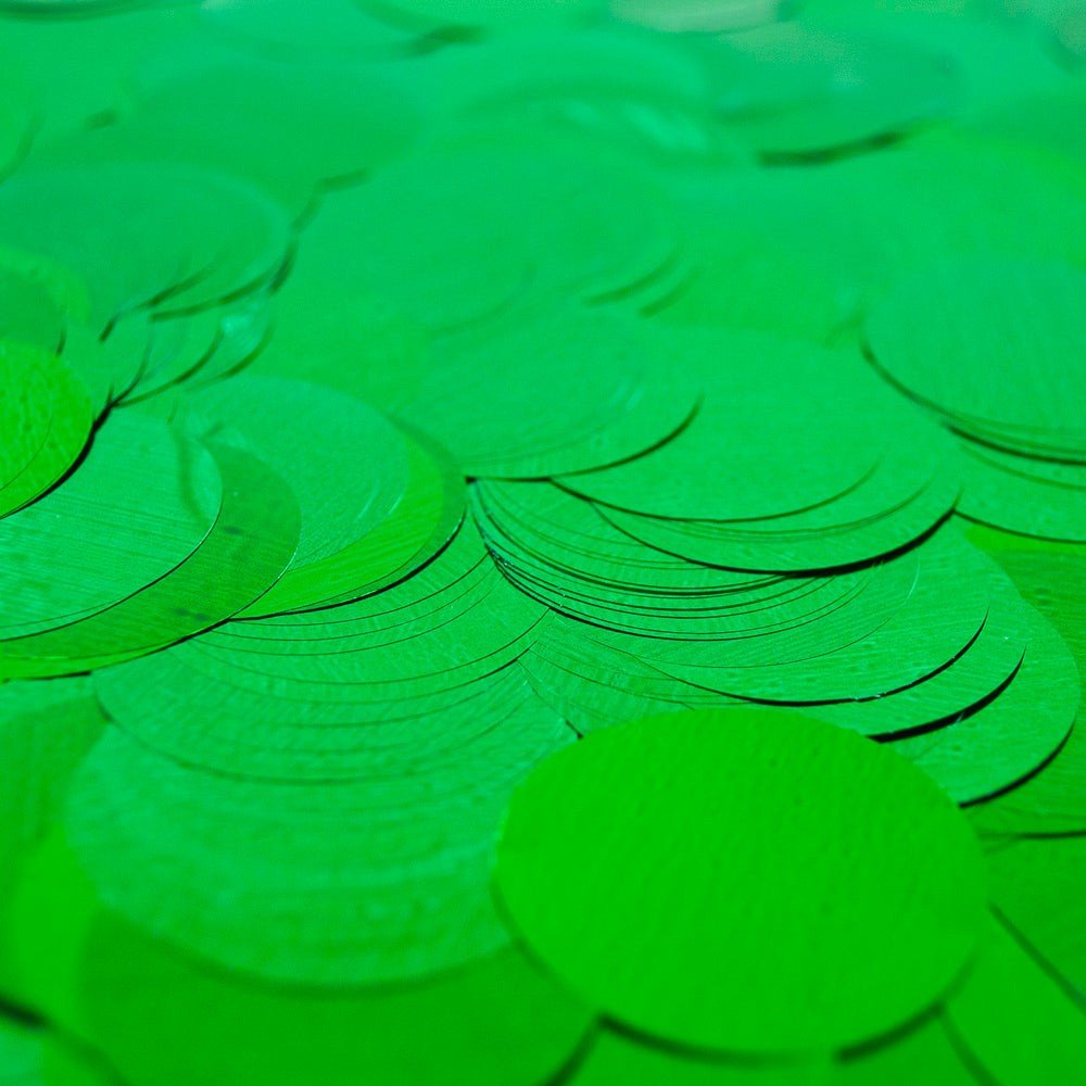 Confetti Emerald Green Metallic
