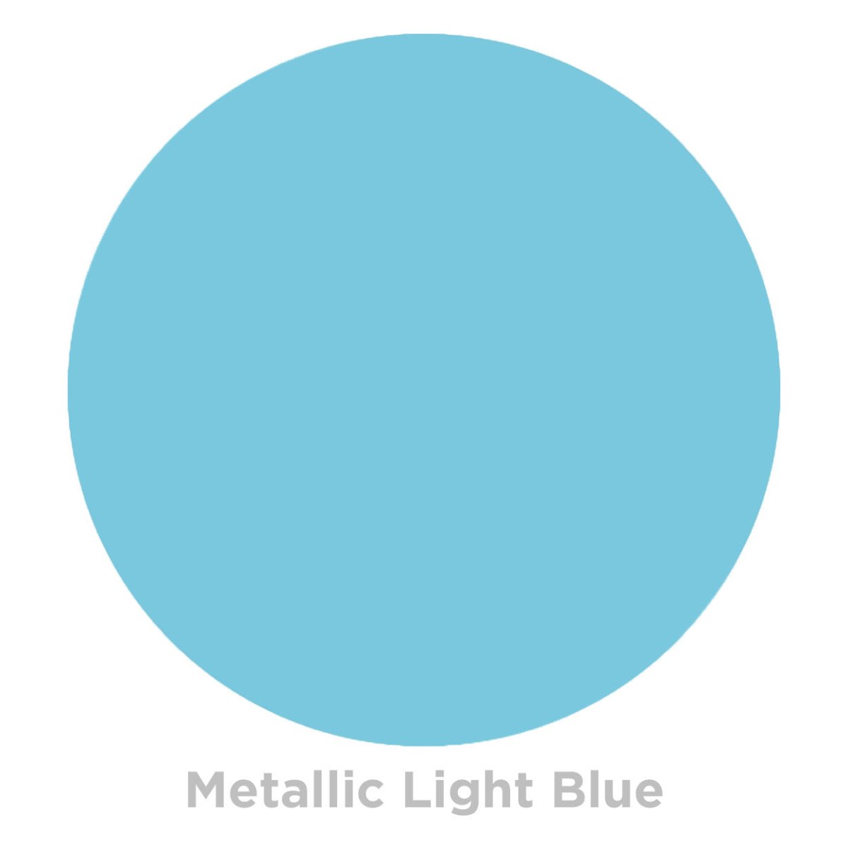 Confetti Light Blue Metallic