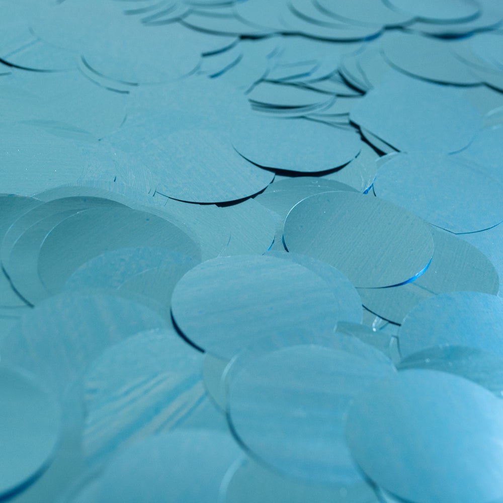 Confetti Light Blue Metallic