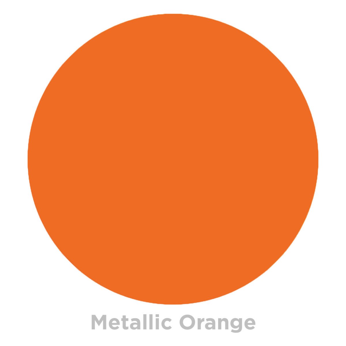 Confetti Orange Metallic Circles