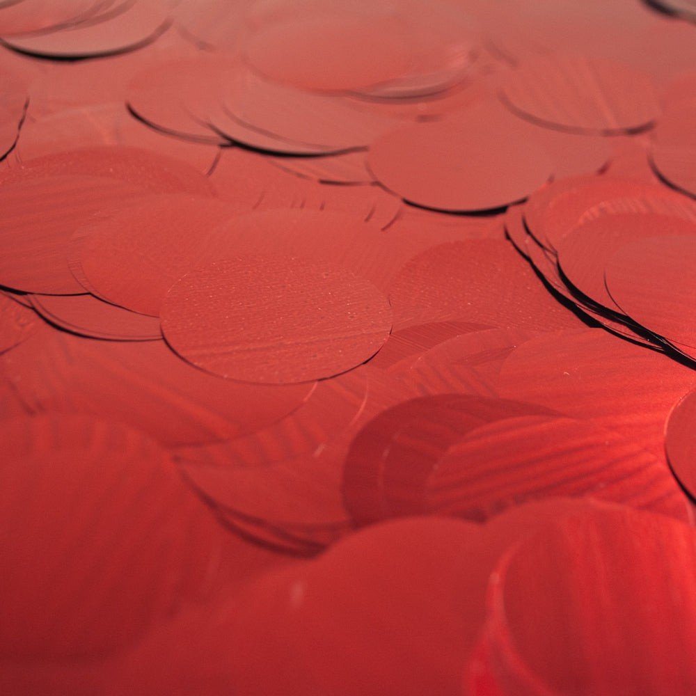 Confetti Red Metallic Confetti