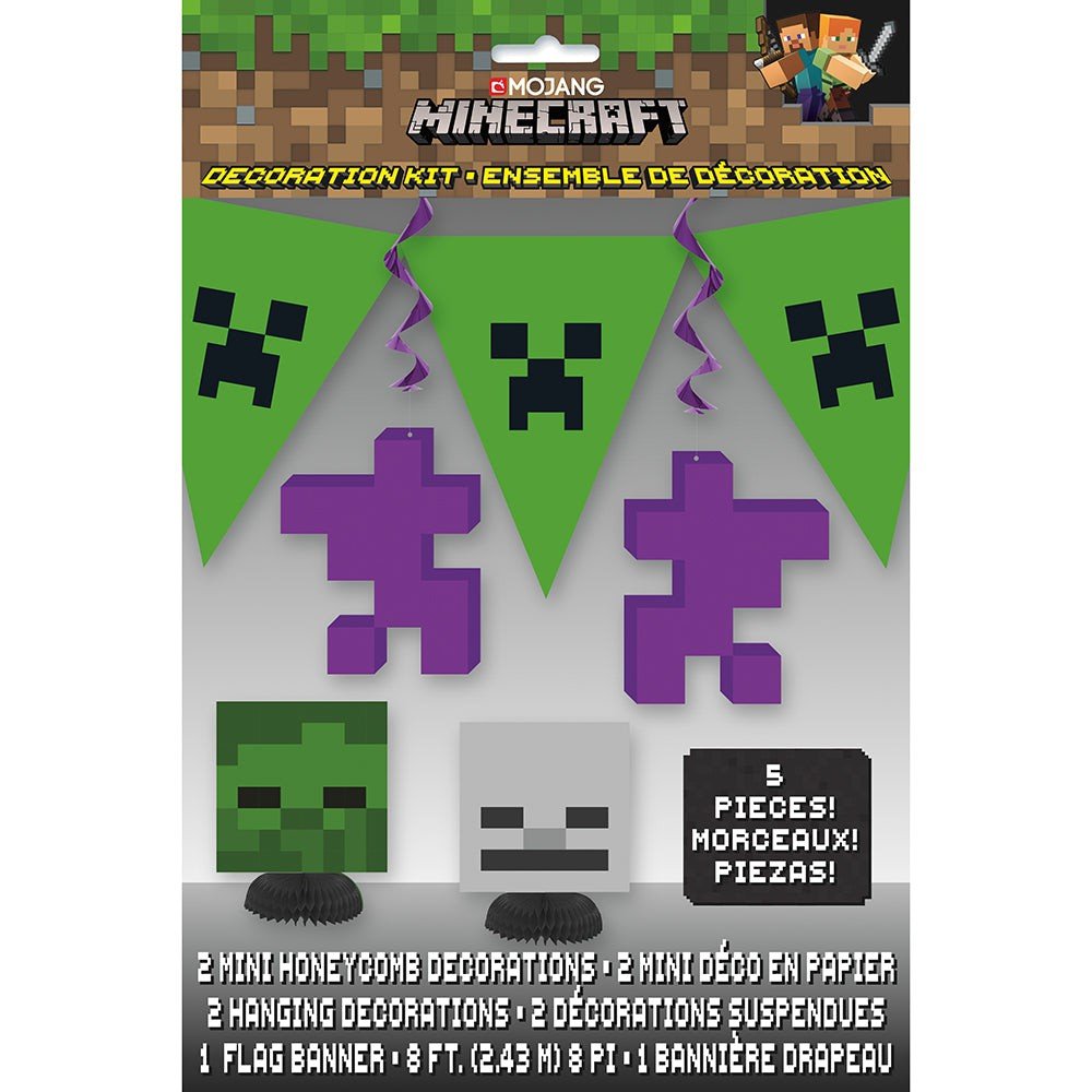 Minecraft Party Decoration Kit 7-Piece