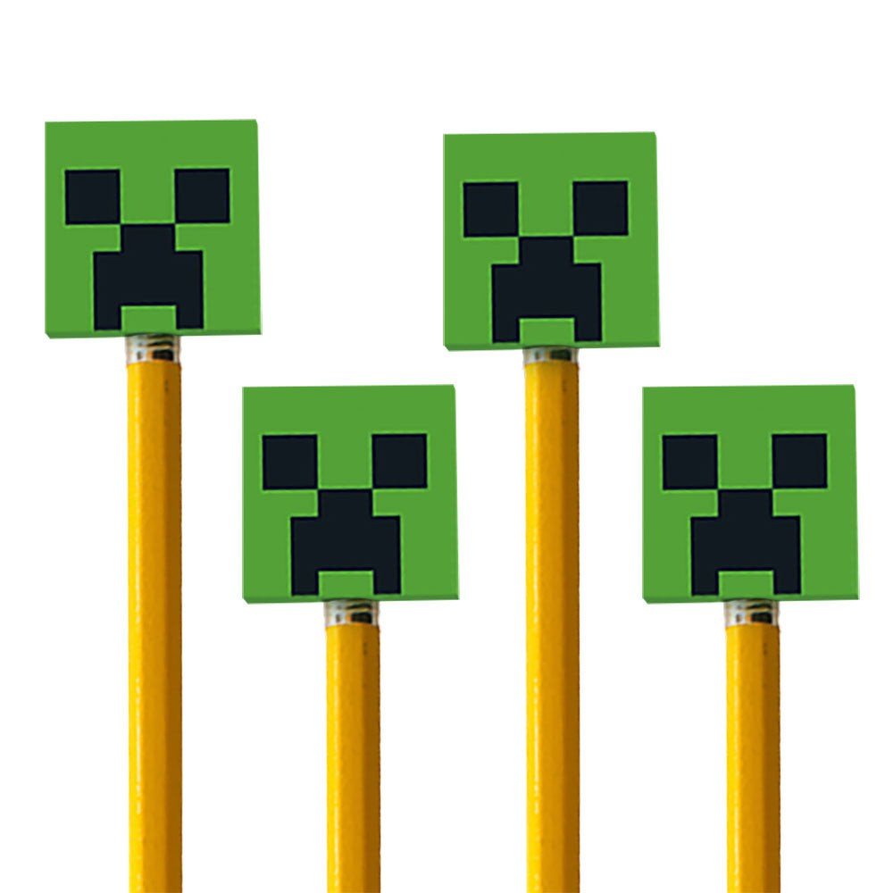 Minecraft Pencil Tops 4 Pack