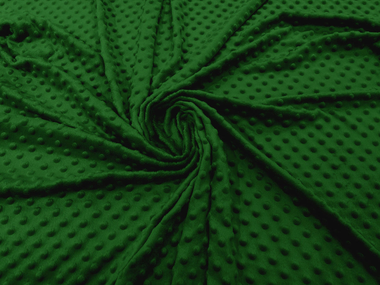 Minky Dot Polyester Fabric - Dimple Dot, 58" Width (1 Yard)
