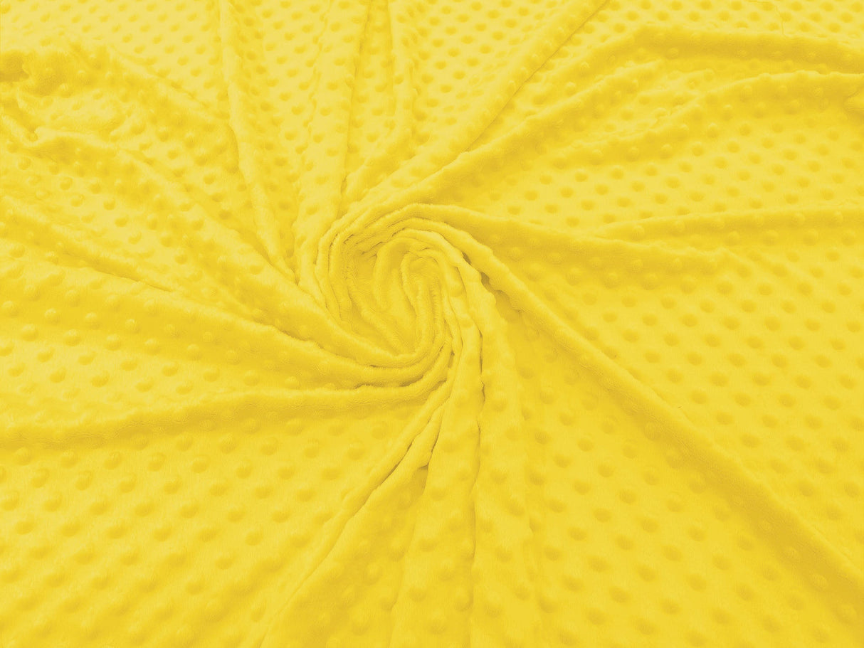 Minky Dot Polyester Fabric - Dimple Dot, 58" Width (1 Yard)