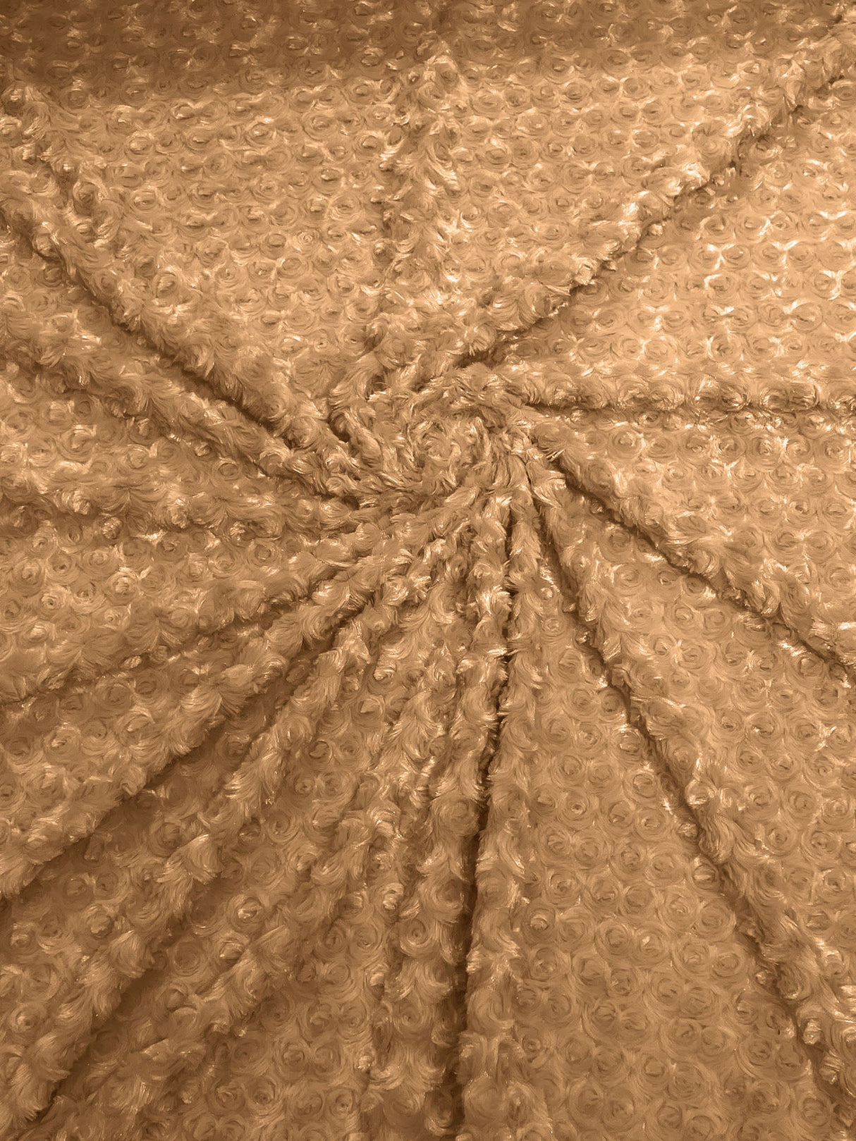 Minky Rosebud Minky Fabric - Raised Rosebud Texture, 58" Width (1 Yard)