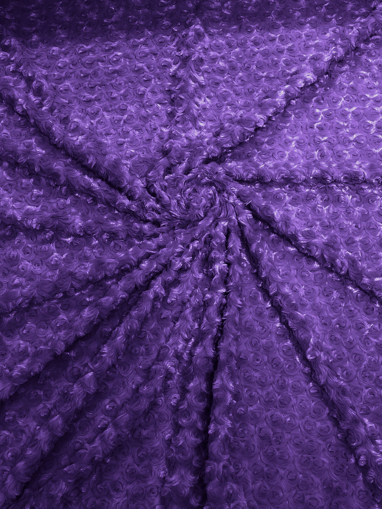 Minky Rosebud Minky Fabric - Raised Rosebud Texture, 58" Width (1 Yard)