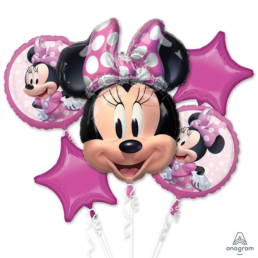 Minnie Mouse Foil Balloon Bouquet