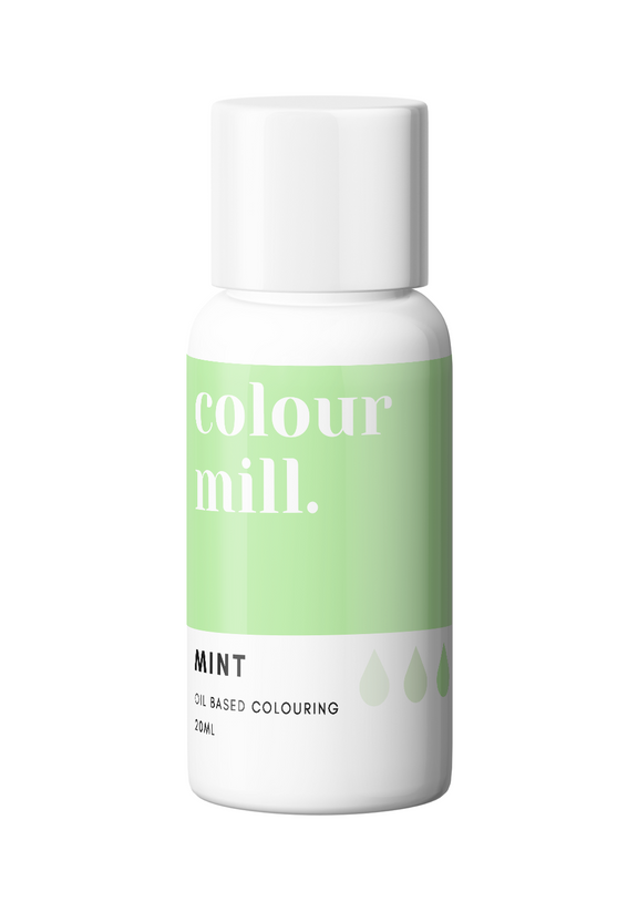 Mint Oil Based Food Coloring for Chocolate Buttercream 20ml
