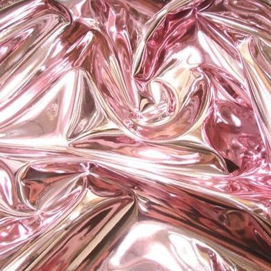 Pink Mirror Reflective Vinyl Fabric,