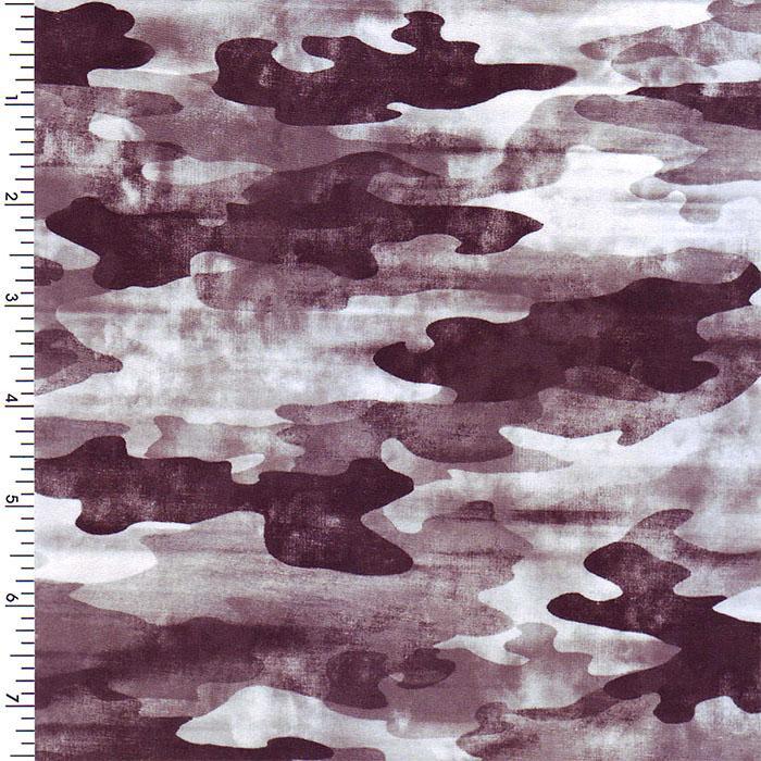 Printed Spandex Camouflage Tricot