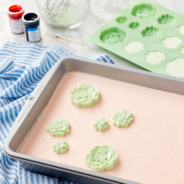 Wilton Silicone Succulents Candy Mold, 14-Cavity