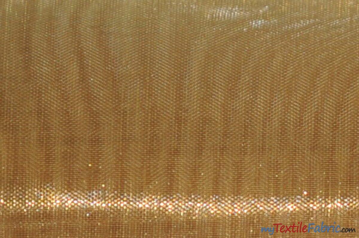 Mirror Organza Polyester Fabric - Sheer, Soft And Smooth, 58/60" Width (Continuous Yards & By Bolt)