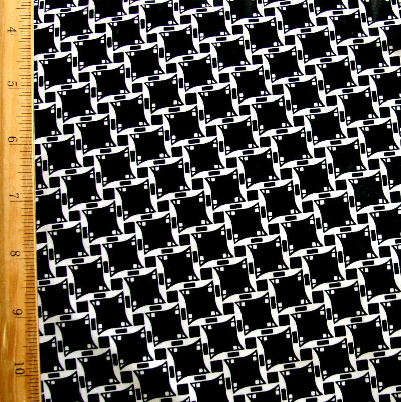 Swim Knit Nylon Lycra Mod Mini Print UV Treated