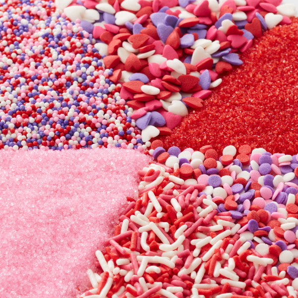 Wilton 6-Cell Happy Valentine's Day Sprinkles Mix, 6.6 oz.